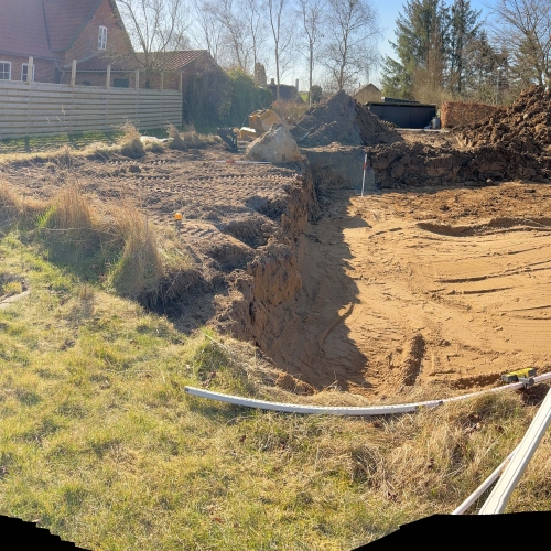 bil og sand